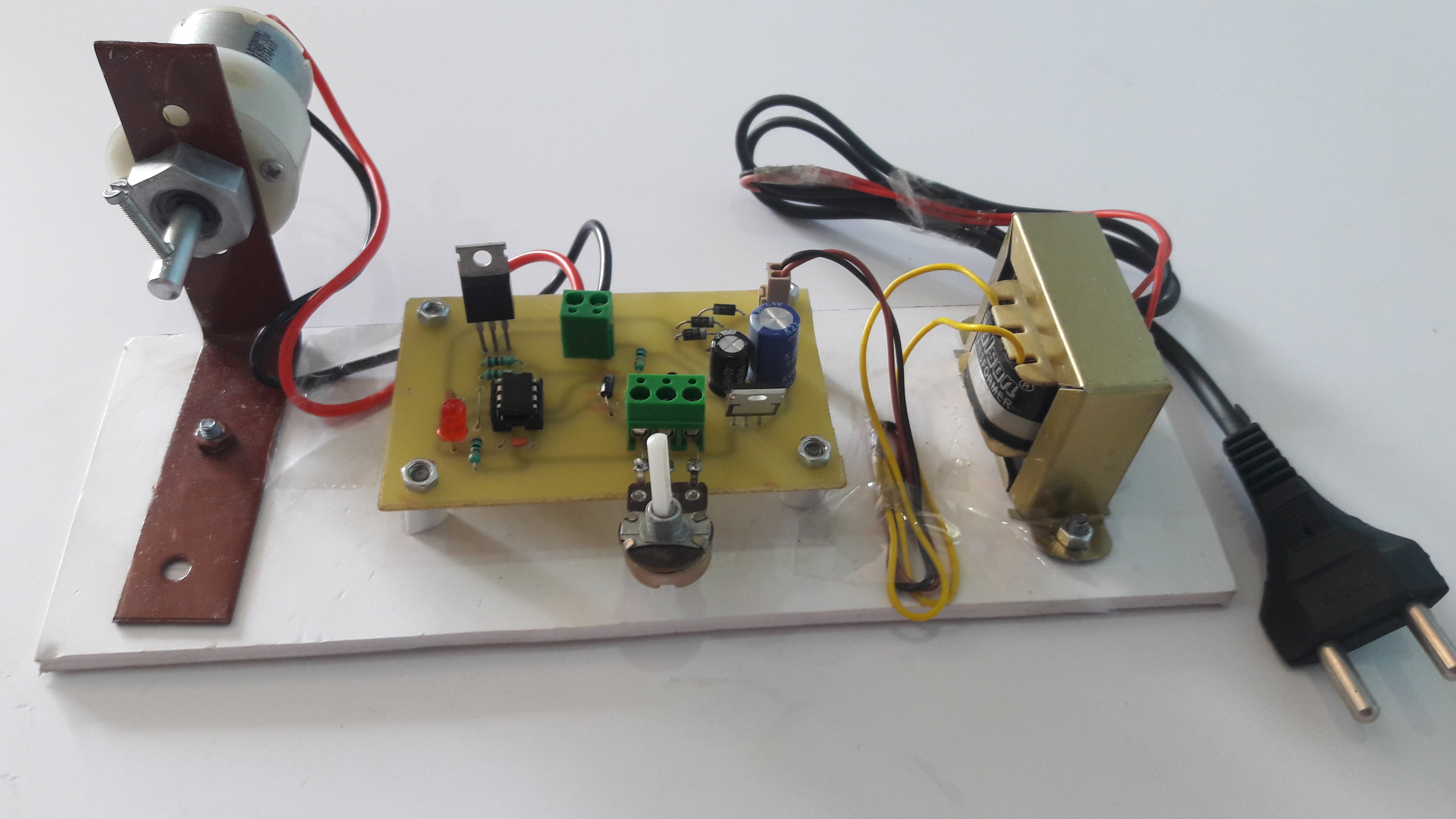 Dc Motor Speed Control Using 555 Timer Ic Electrosal