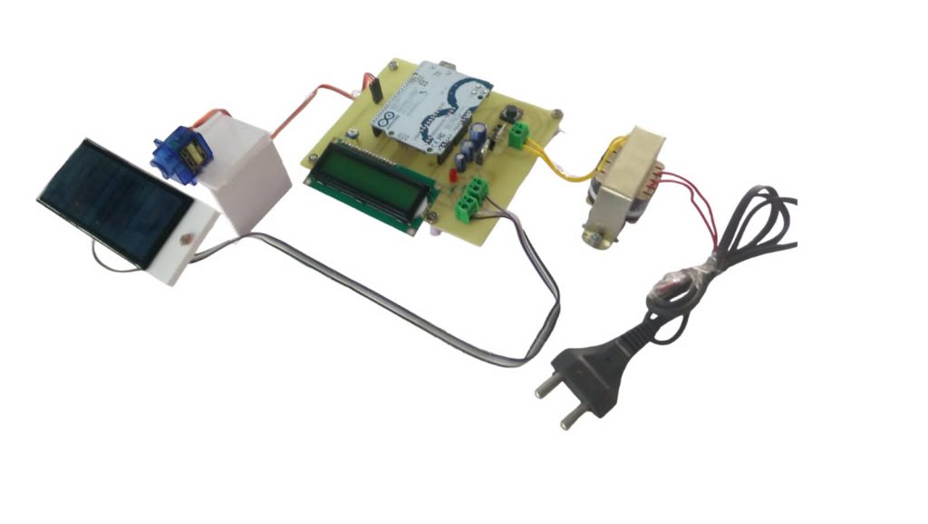 SUN TRACKING SOLAR PANEL TO TRACK THE MAXIMUM RAYS BY USING SERVO MOTOR ...