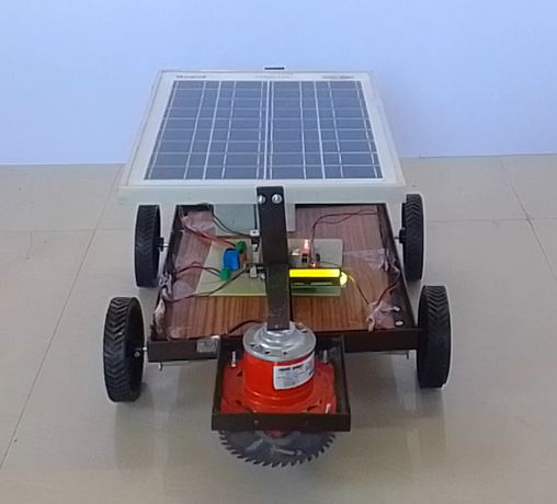 SOLAR GRASS CUTTER USING MICRO-CONTROLLER - Electrosal