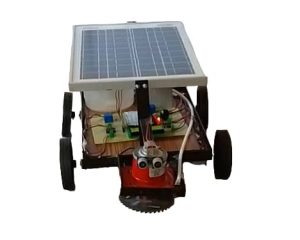 SOLAR GRASS CUTTER WITH OBSTACLE AVOIDANCE WITH SPRAY - Electrosal